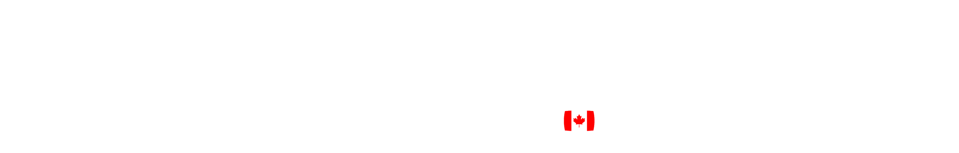 Canadian flag logo in red on a white background