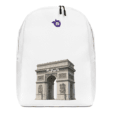 tsgabrielle® • Paris - Arc de Triomphe • Minimalist Backpack • White mockup 2