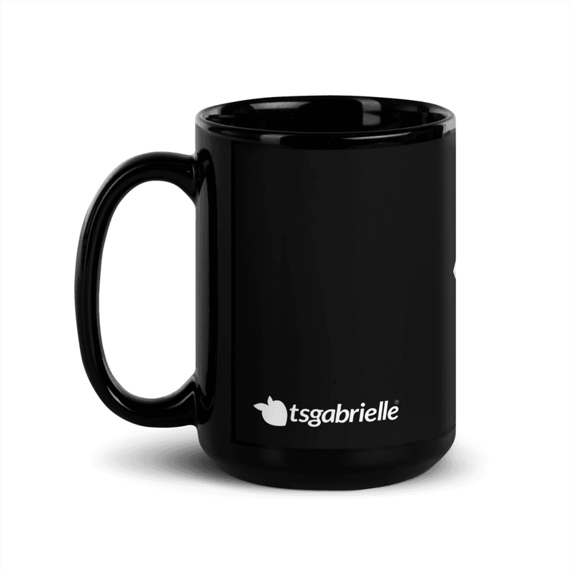 tsgabrielle® • Glossy Mug • Black • Ceramic • 2 Sizes mockup 8