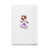 JouranalBook® by tsgabrielle® • TransFLOWer™ • Hardcover Bound Notebook • White mockup 2