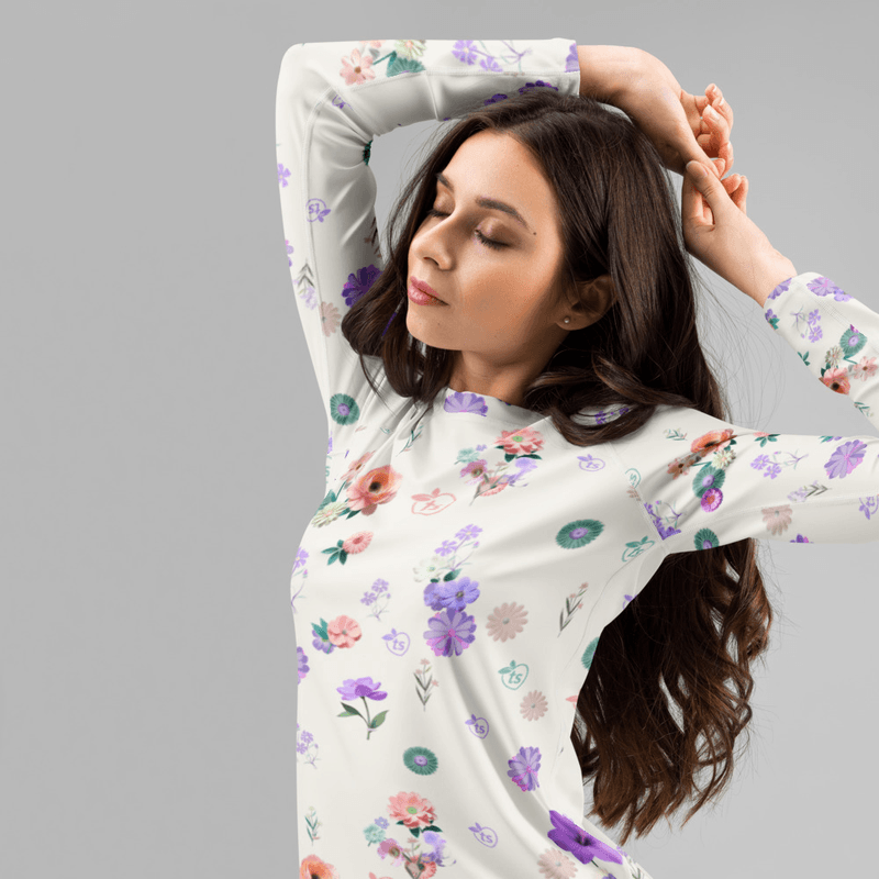 tsgabrielle® • For Her • TransFLOWer™ •  Rash Guard