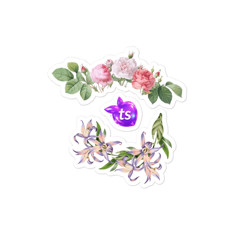 tsgabrielle® • TransFLOWer™ • Bubble-Free Stickers • 3 Sizes mockup 7