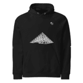 tsgabrielle® • For Him • Paris- The Louvre Pyramid • Eco Raglan Hoodie • Black mockup 2