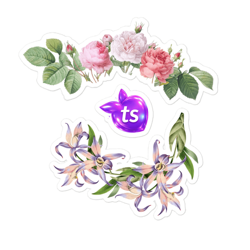 tsgabrielle® • TransFLOWer™ • Bubble-Free Stickers • 3 Sizes mockup 12