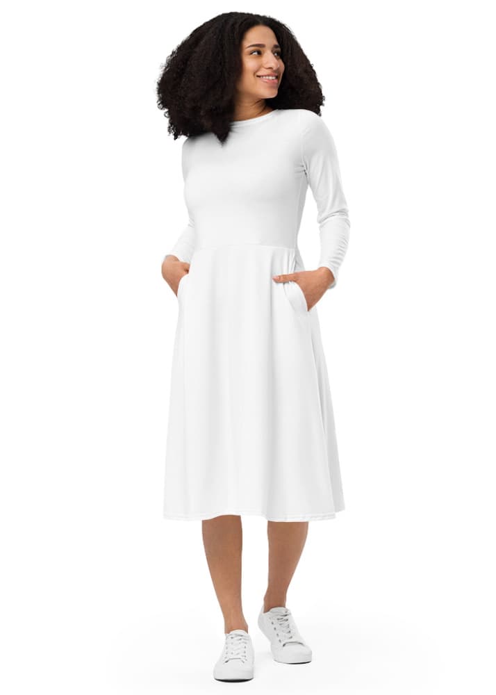 tsgabrielle® • For Her • TransFLOWer™ • Long Midi Dress mockup 20