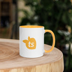 tsgabrielle® • Mug with Color Golden Yellow Inside • Ceramic • 325 ml