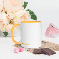 tsgabrielle® • Mug with Color Golden Yellow Inside • Ceramic • 11 oz