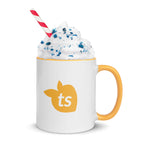 tsgabrielle® • Mug with Color Golden Yellow Inside • Ceramic • 325 ml
