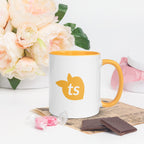tsgabrielle® • Mug with Color Golden Yellow Inside • Ceramic • 325 ml