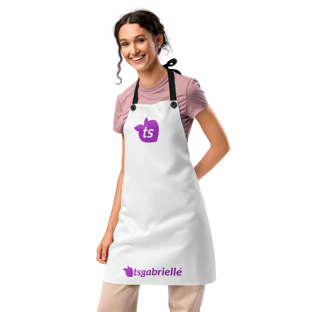 tsgabrielle® • Apron • White • 100% Polyester •