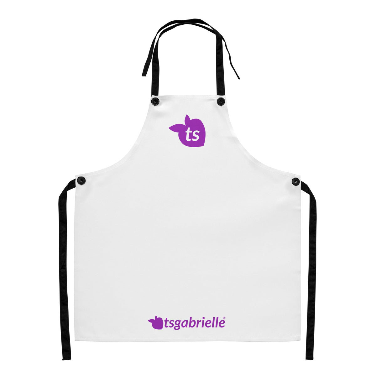 tsgabrielle® • Apron • White • 100% Polyester • White Polyester