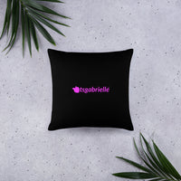 tsgabrielle® • Flamant 🦩 Rose • Pillows • Black • 3 Sizes •