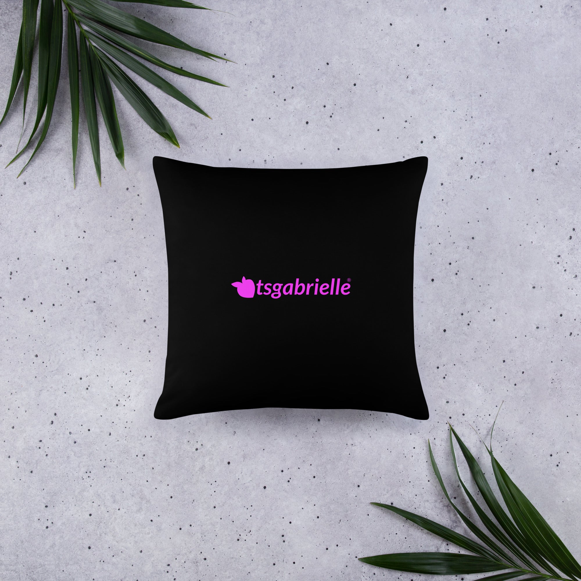 tsgabrielle® • Flamant 🦩 Rose • Pillows • Black • 3 Sizes •
