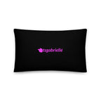 tsgabrielle® • Flamant Rose • Pillows • Black • 3 Sizes