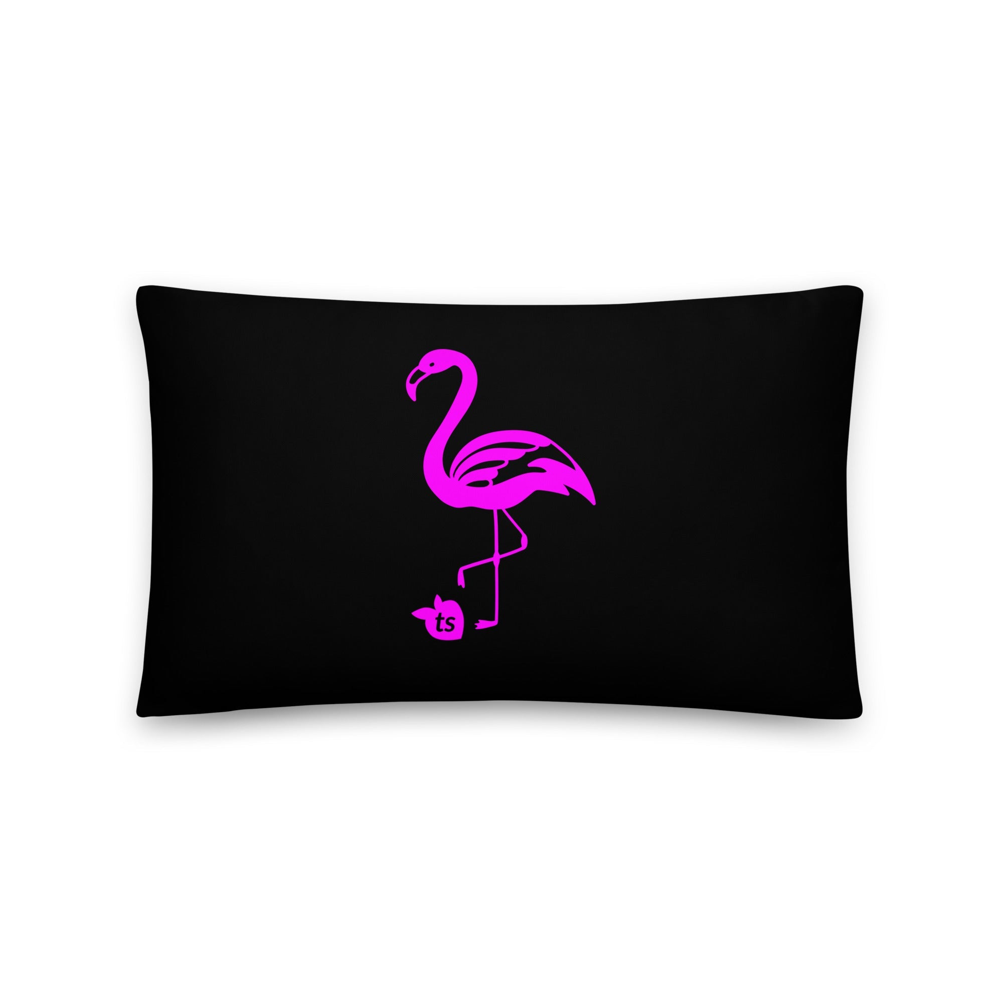 tsgabrielle® • Flamant Rose • Pillows • Black • 3 Sizes