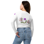 tsgabrielle® • Trans / Women's • TransFLOWer • Long-Sleeve Crop Top • White