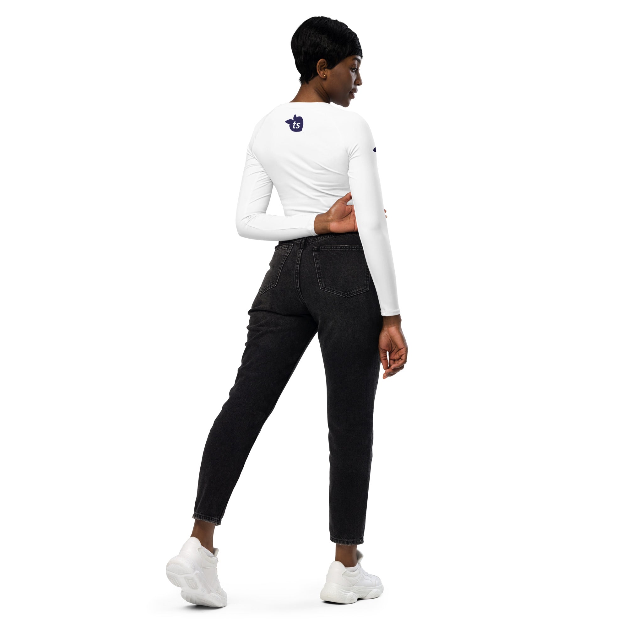 tsgabrielle® • Trans / Women's • Unicorn - Moonwhisper • Long-Sleeve Crop Top