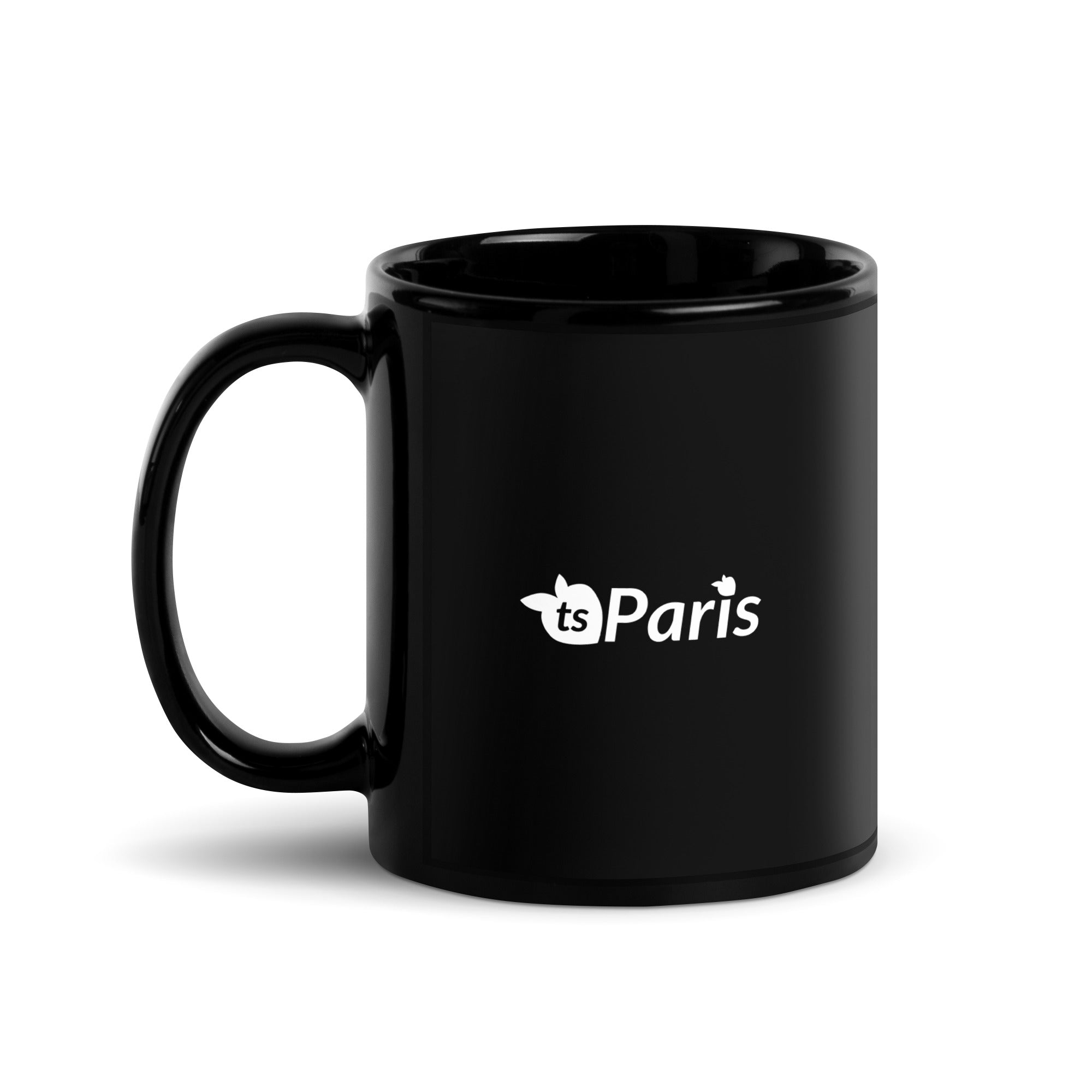 tsgabrielle • Paris • Mug brillant • Noir • Céramique • 2 tailles