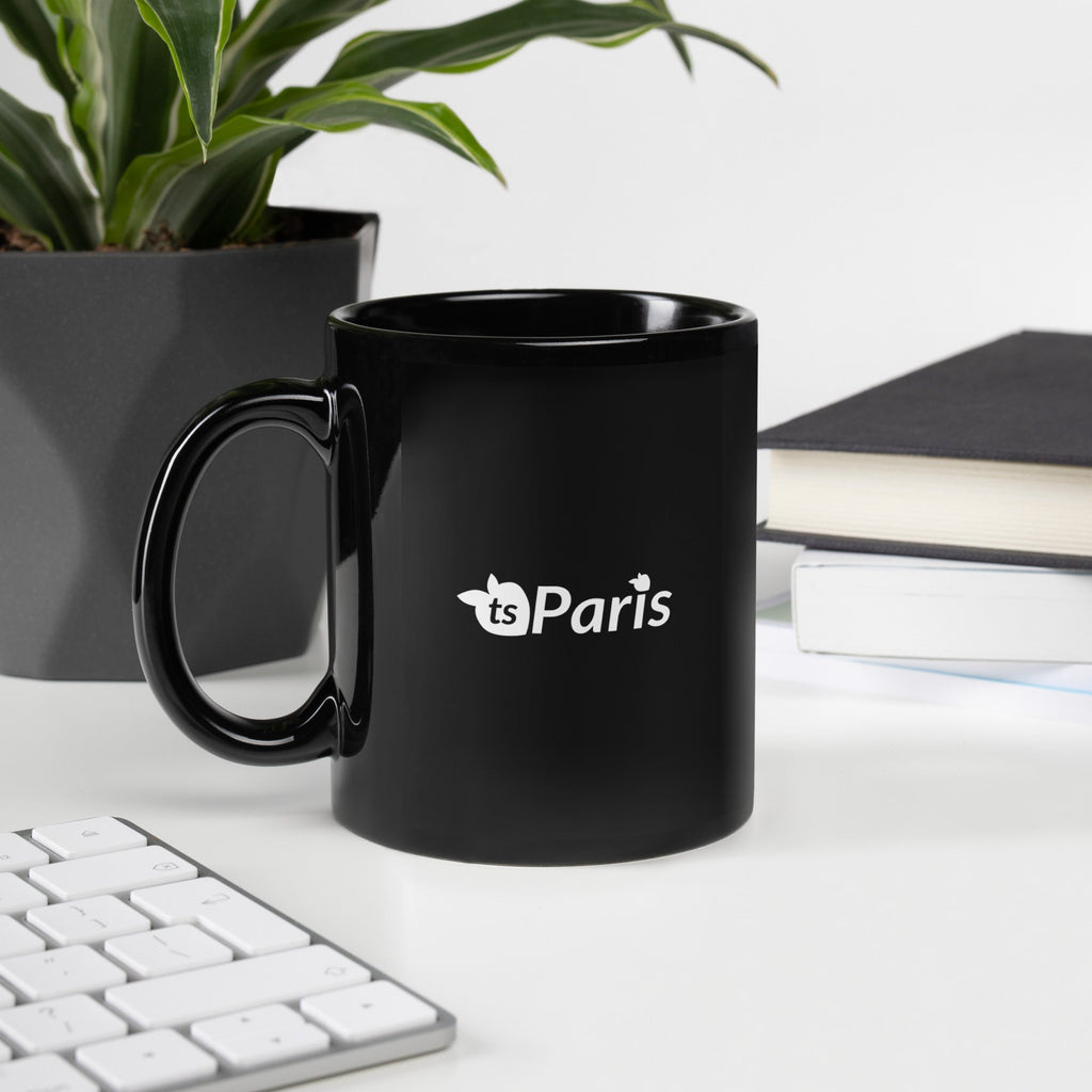 tsgabrielle • Paris • Glossy Mug • Black • Ceramic • 2 Sizes