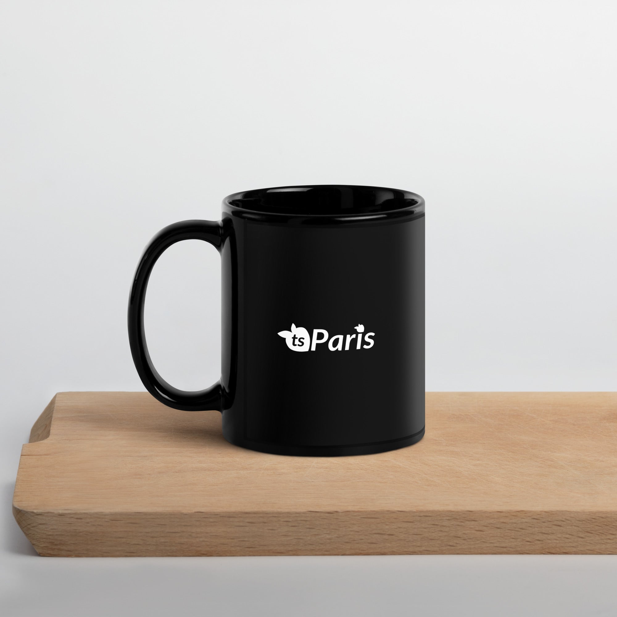 tsgabrielle • Paris • Mug brillant • Noir • Céramique • 2 tailles
