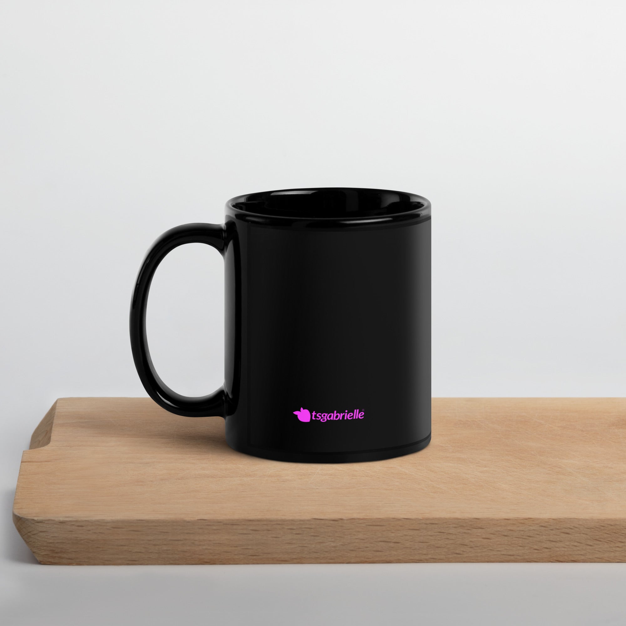 tsgabrielle® • Flamant 🦩 Rose • Glossy Mug • Black • Ceramic • 2 Sizes •