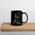 tsgabrielle® • Paris • Glossy Mug • Black • Ceramic • 2 Sizes