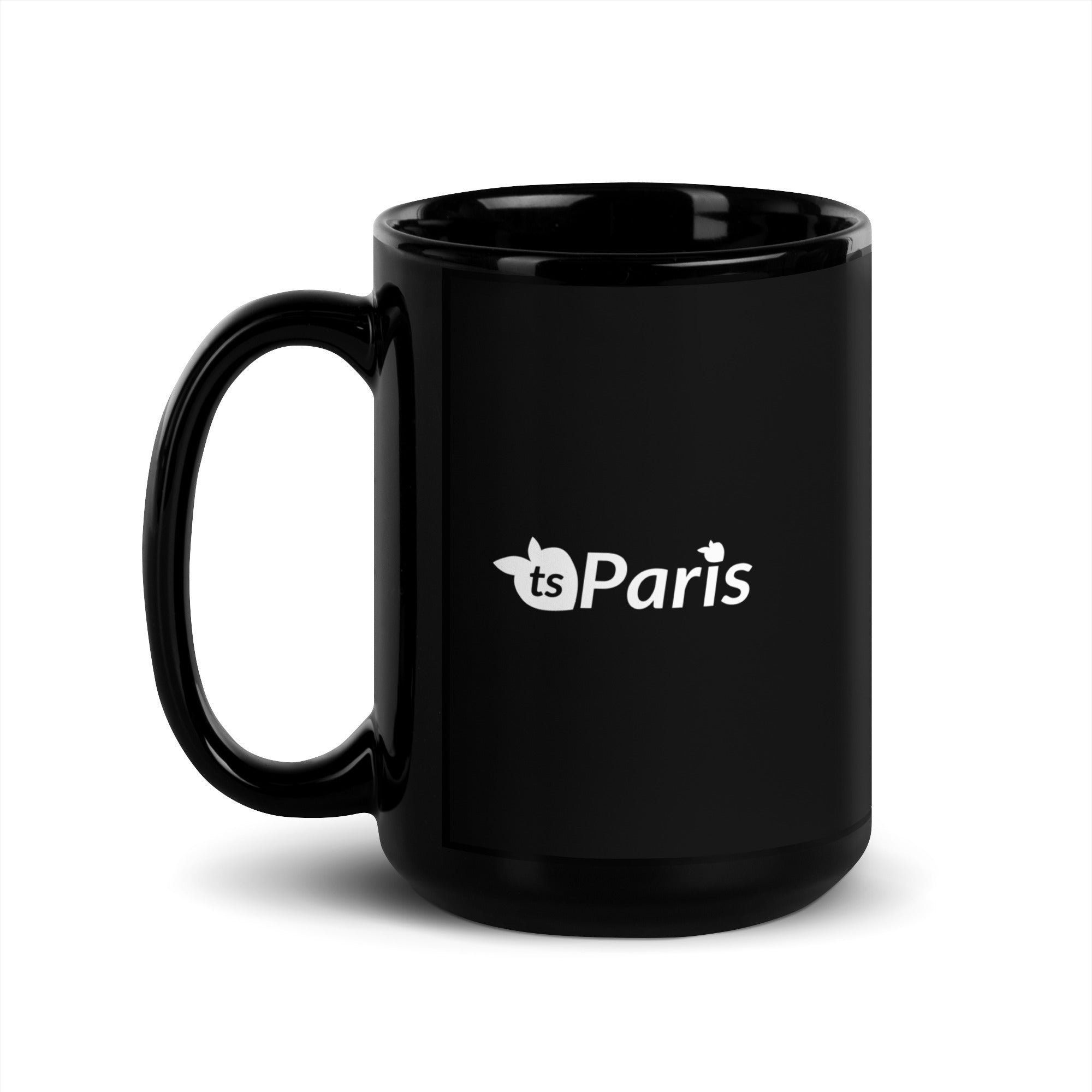 tsgabrielle • Paris • Mug brillant • Noir • Céramique • 2 tailles