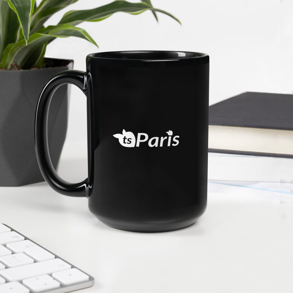 tsgabrielle • Paris • Glossy Mug • Black • Ceramic • 2 Sizes