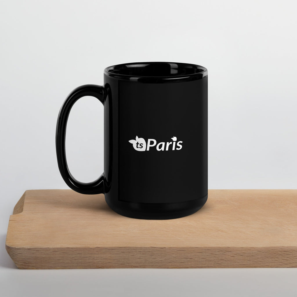 tsgabrielle • Paris • Glossy Mug • Black • Ceramic • 2 Sizes