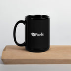 tsgabrielle • Paris • Glossy Mug • Black • Ceramic • 2 Sizes