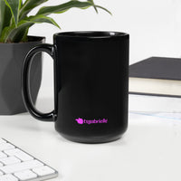 tsgabrielle® • Flamant 🦩 Rose • Glossy Mug • Black • Ceramic • 2 Sizes •