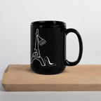 tsgabrielle • Paris • Glossy Mug • Black • Ceramic • 2 Sizes