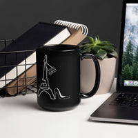 tsgabrielle® • Paris • Glossy Mug • Black • Ceramic • 2 Sizes