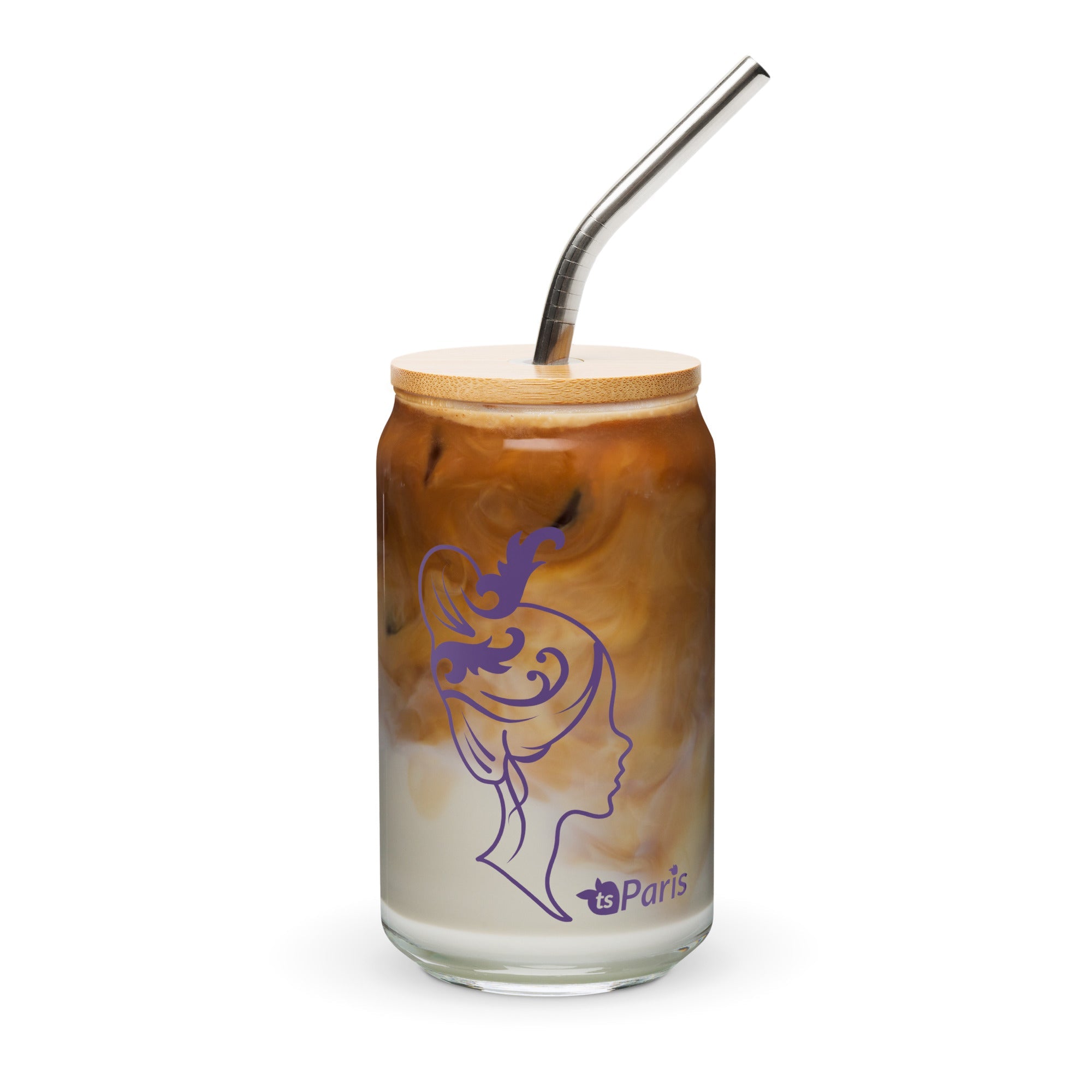 tsgabrielle® • Paris - Marie Antoinette • Verre en forme de canette • 473 ml • 2 options