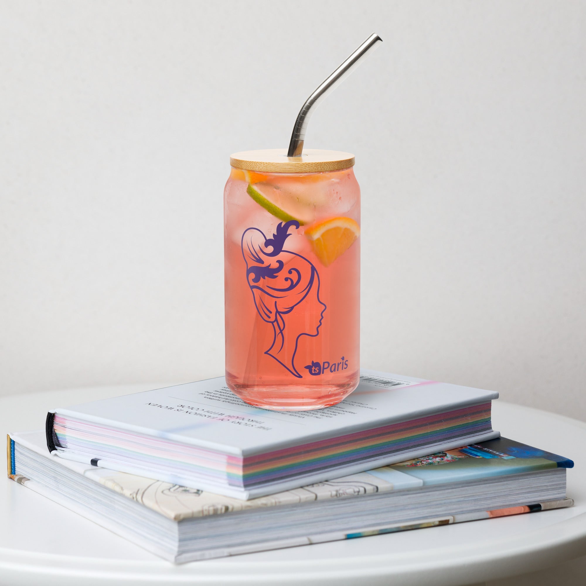 tsgabrielle® • Paris - Marie Antoinette • Verre en forme de canette • 473 ml • 2 options