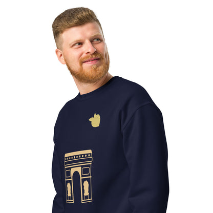 tsgabrielle™ • tsgabrielle™ • Men's Crew Neck Sweatshirt (Paris) • Apparel & Accessories • Men's Crew Neck Sweatshirt (Paris) • TSG3 - PA04 - 2400034B1 • Product mockup