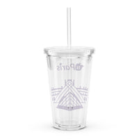 tsgabrielle® • Paris - The Louvre Pyramid • Plastic Tumbler • Clear • 16 oz