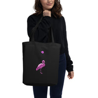 tsgabrielle® • Flamant 🦩 Rose • Bag • Black • 100% Cotton Organic