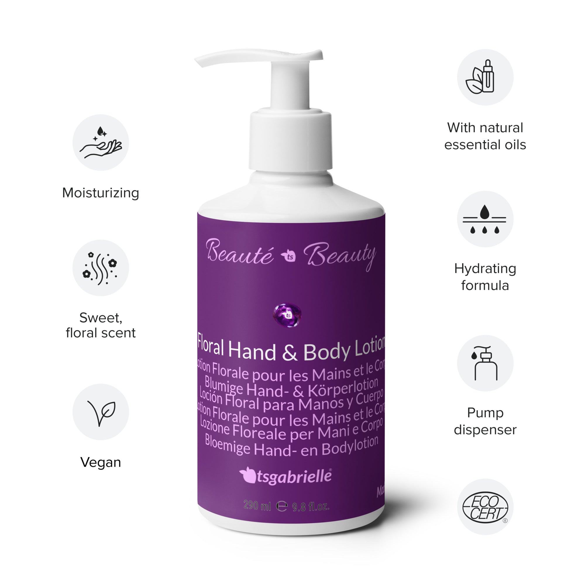 tsgabrielle • Beauté • Beauty • Floral Hand & Body Lotion • 290 ml