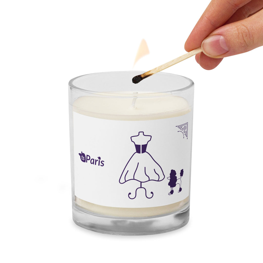tsgabrielle • Paris - Fashion Week • Bougie en cire de soja dans un pot en verre