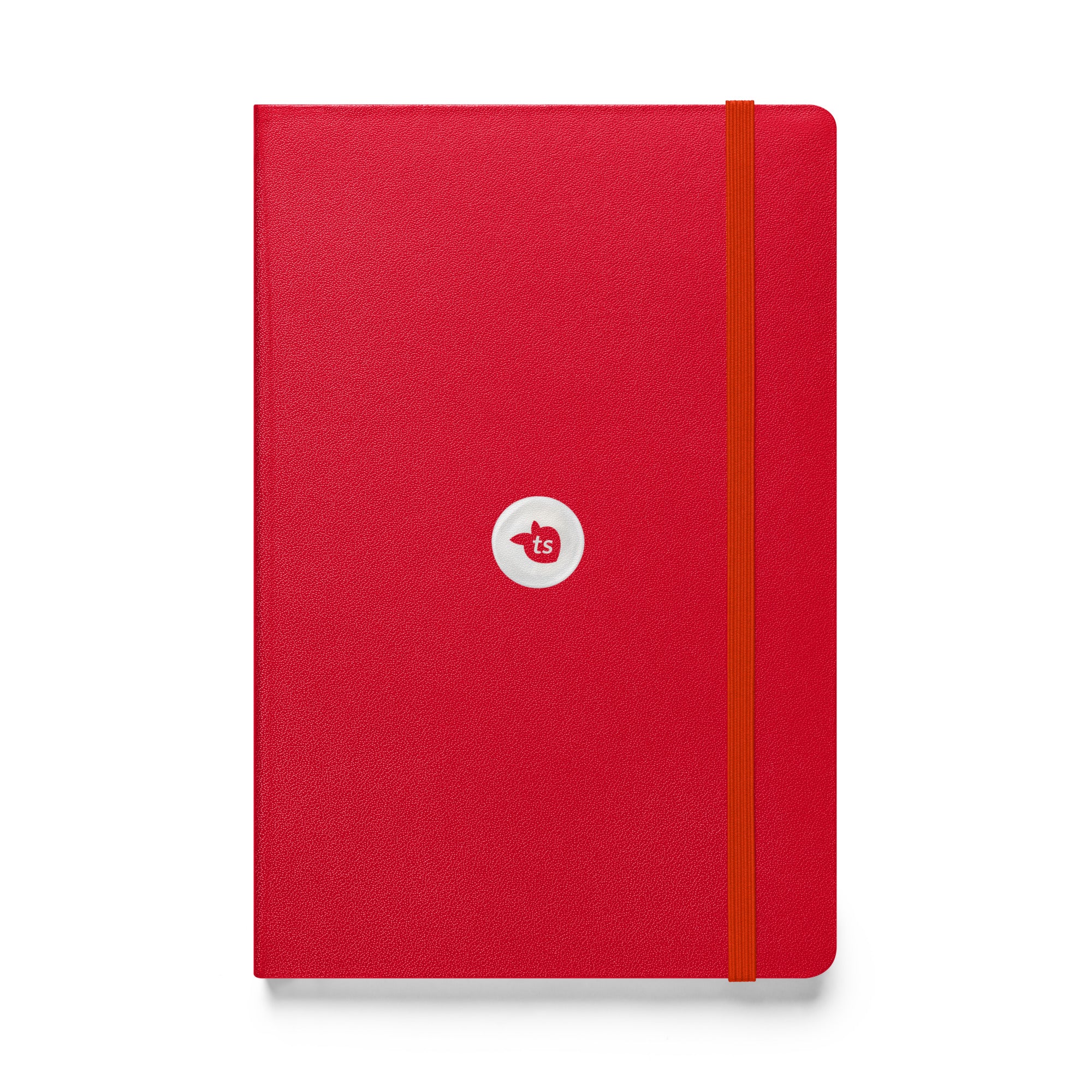 JournalBook® by tsgabrielle • Hardcover Bound Notebook • 8 Colors • Red Lined Beige