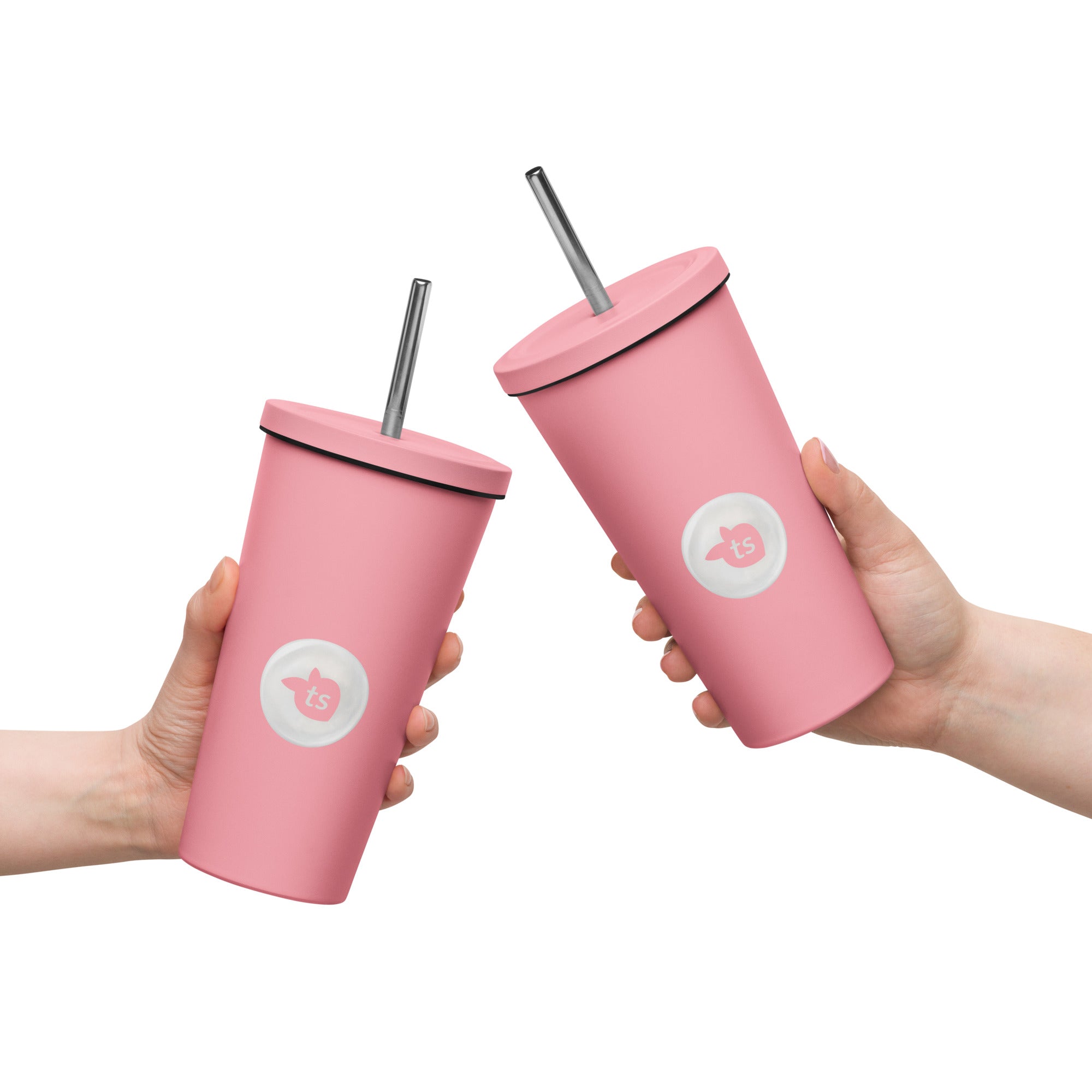 tsgabrielle® • Tumbler • Stainless Steel • Pink • 20 oz •