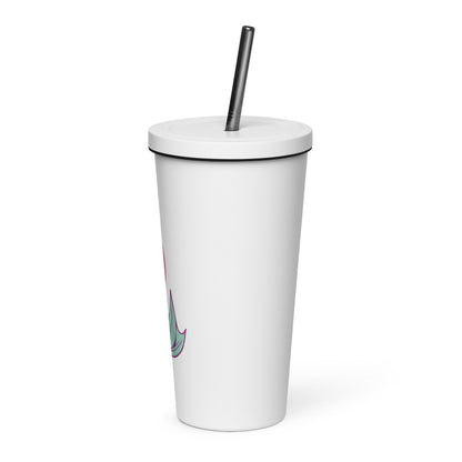 tsgabrielle™ • Insulated Tumbler with a Straw 2 • Unicorn by tsgabrielle™ • $34.44