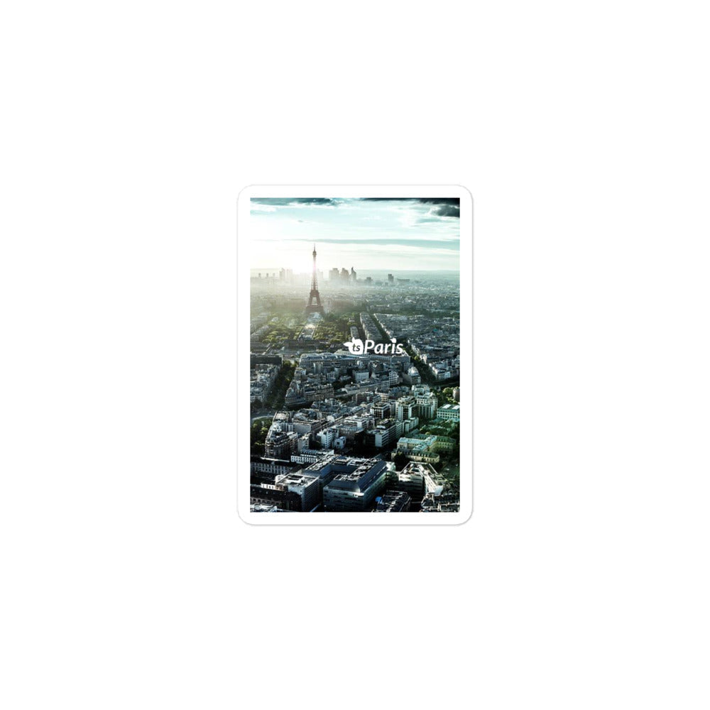 tsgabrielle® • Paris - Panoramic View • Bubble-Free Sticker • 3 Sizes