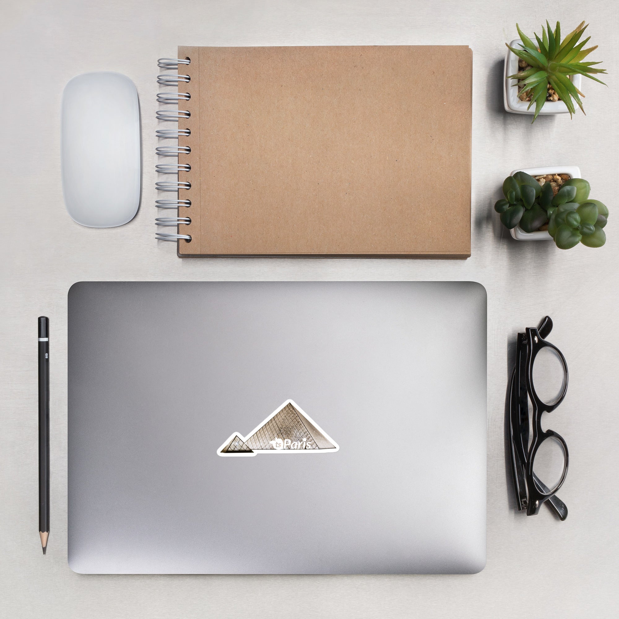 tsgabrielle® • Paris - The Louvre Pyramid • Bubble-Free Sticker • 3 Sizes