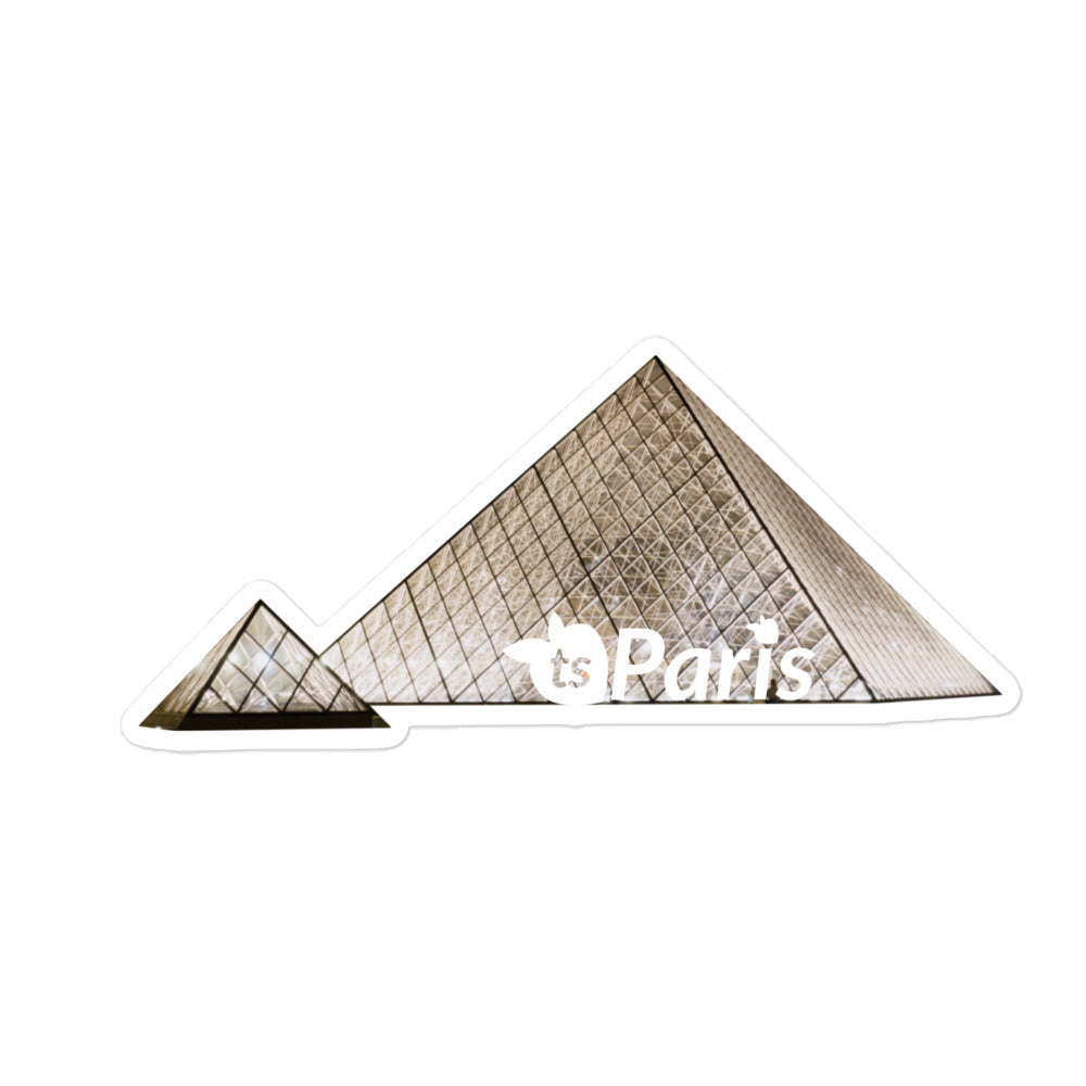 tsgabrielle® • Paris - The Louvre Pyramid • Bubble-Free Sticker • 3 Sizes