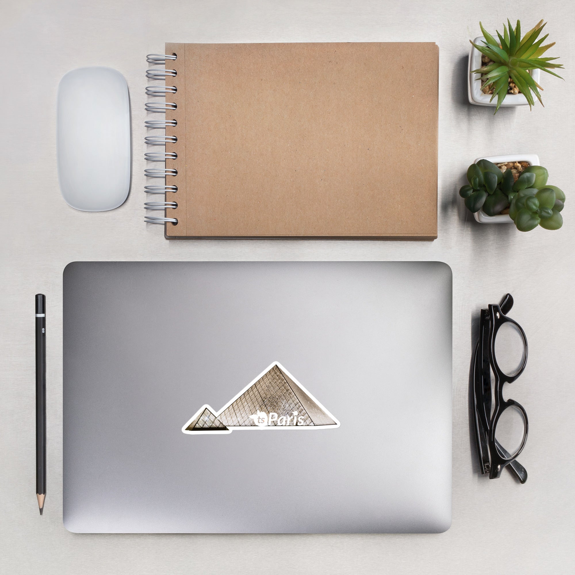 tsgabrielle® • Paris - The Louvre Pyramid • Bubble-Free Sticker • 3 Sizes