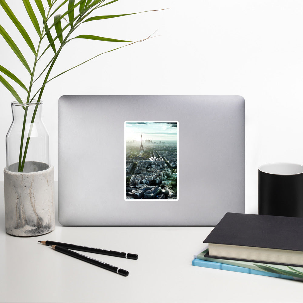 tsgabrielle® • Paris - Panoramic View • Bubble-Free Sticker • 3 Sizes
