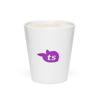 tsgabrielle • Tasse à café au lait • Blanche • Céramique