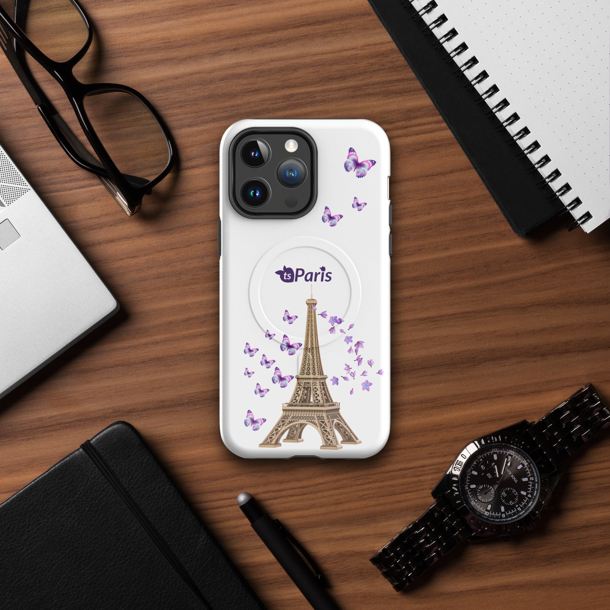 tsgabrielle® • Paris - La Tour Eiffel • Tough Case Compatible with iPhone® • MagSafe® • Latest Models •